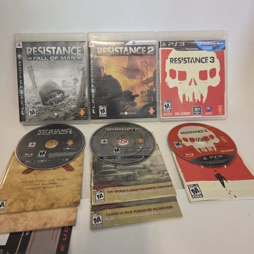 Resistance trilogy ps3 lot - resistance,